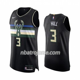Män Milwaukee Bucks Tröja George Hill 3 2019-20 Nike Statement Edition Swingman